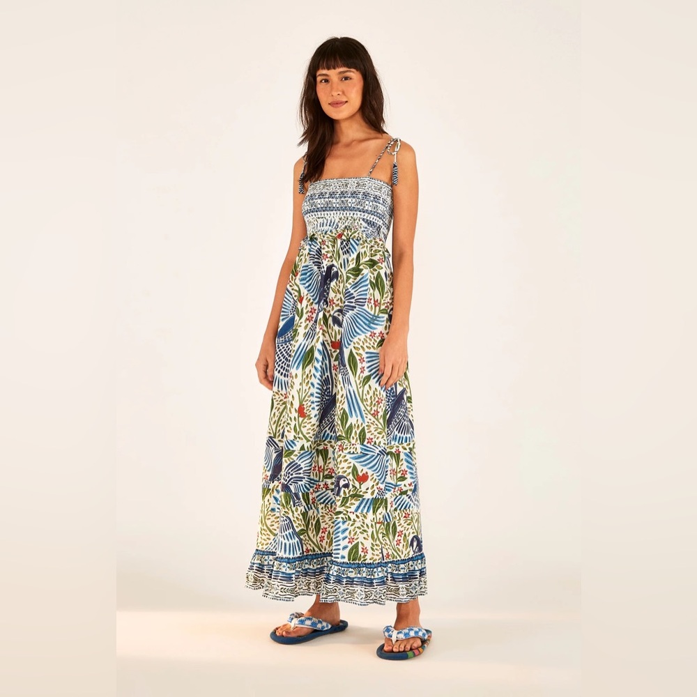 Farm Rio Macaw Maxi Dress